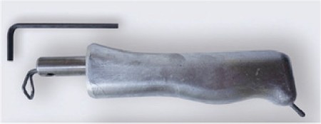 Verktøy for inn-setting av låse-list i gummi klem-profil